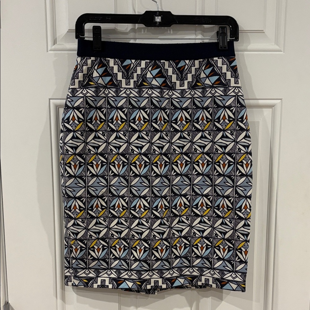 Tory Burch Geometric Patterned Skirt size s/p